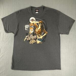 Harley-Davidson Fix’er Up Graphic Tee Big Barn Des Moines Iowa Men’s XL